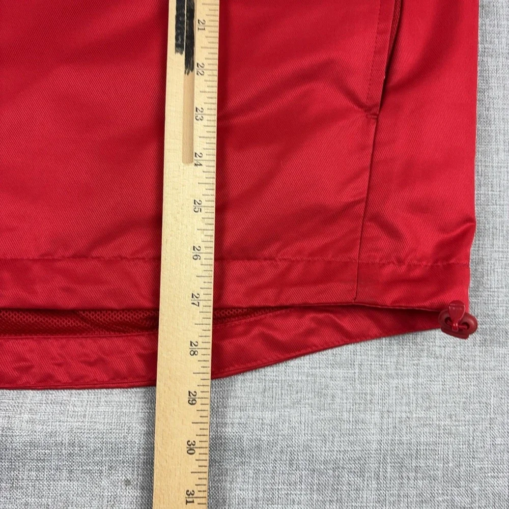 Vintage Polo Ralph Lauren Big Pony Vest Mens Large Red Golf Windbreaker Full Zip
